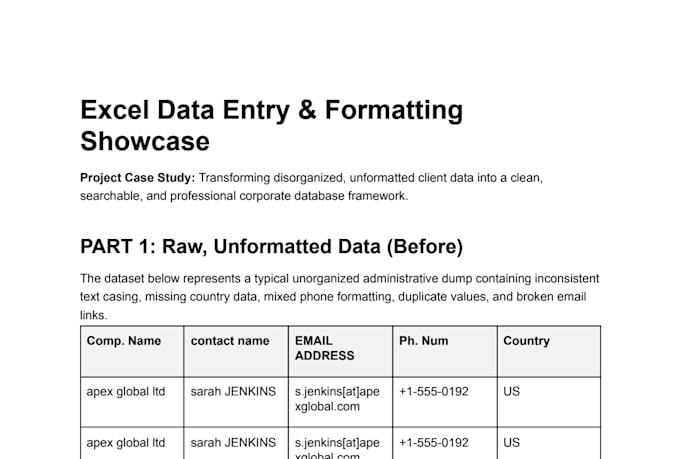 do accurate data entry copypaste and excel typing work